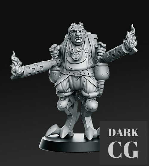 Pyrodwarf - From Wasteland – 3D Print