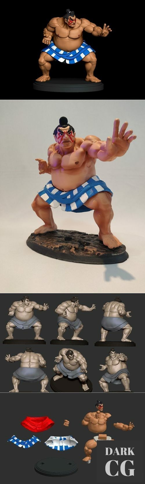 E-Honda - Street Fighter – 3D Print