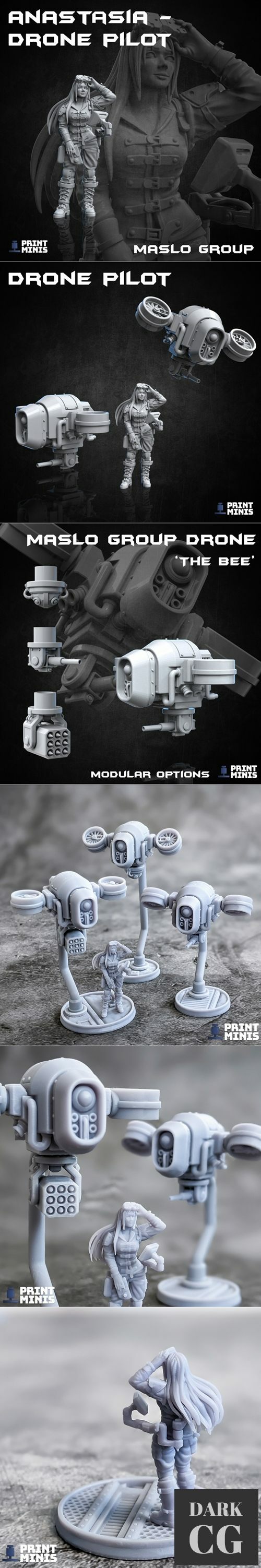 Anastasia - Drone Pilot – 3D Print
