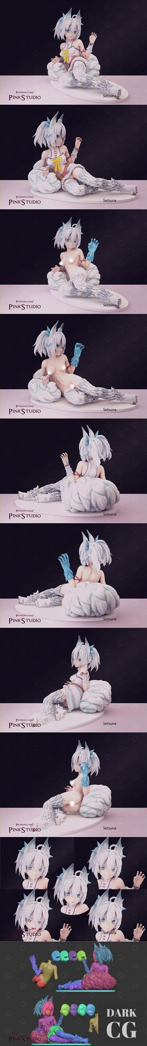 Pink Studio - Setsuna – 3D Print