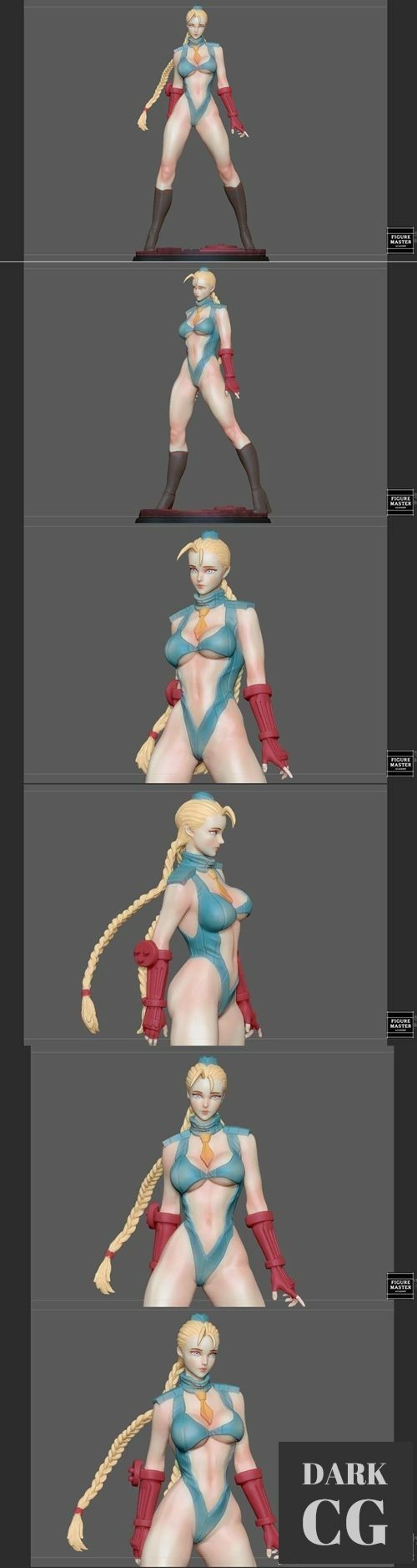 CAMMY STREET FIGHTER GAME CHARACTER GIRL ANIME WOMAN – 3D Print