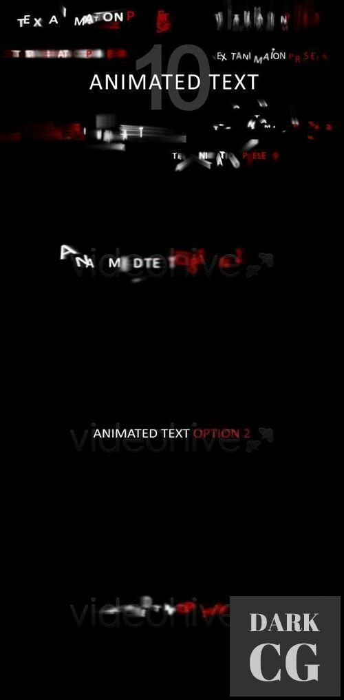 Animated text - separate letters animation 3898839