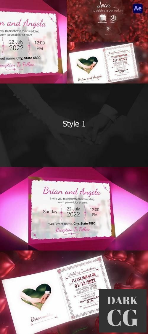 Wedding Invitations Pack 36051049