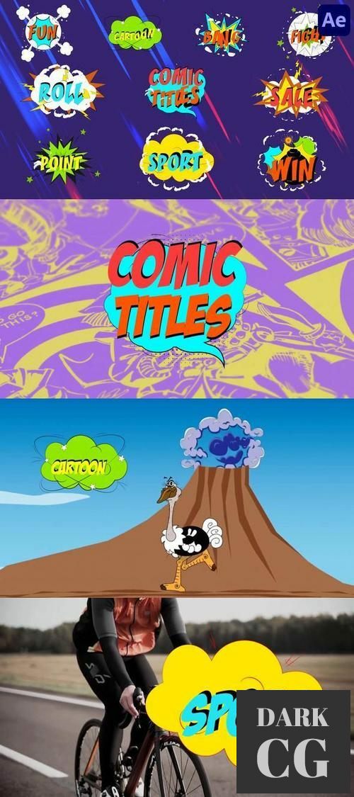 Comic Titles | After Effects 36022673