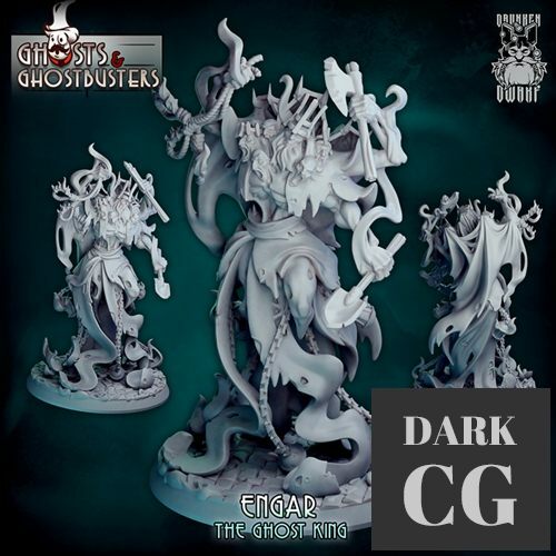 3D Model Engar the ghost king 3D Print