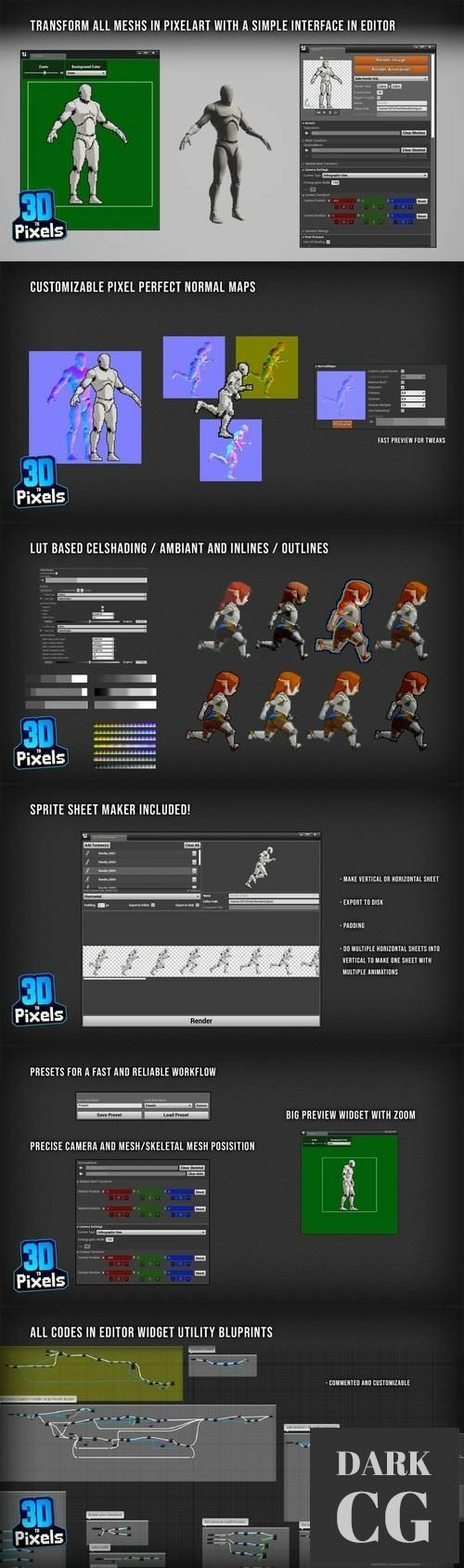 Unreal Engine – 3D to Pixel