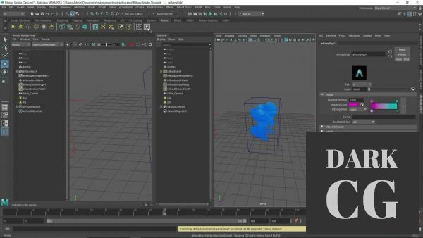 Billowy Particle Simulation Bifrost Aero Maya Arnold Renderer