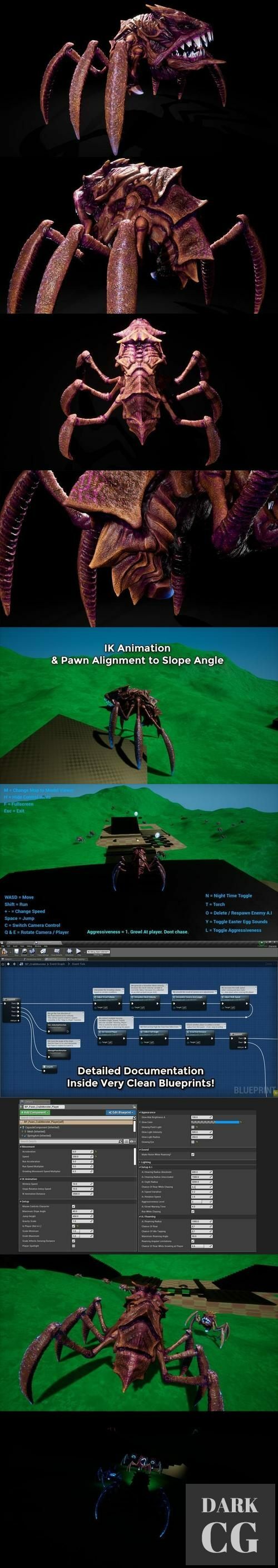Unreal Engine Alien Monster