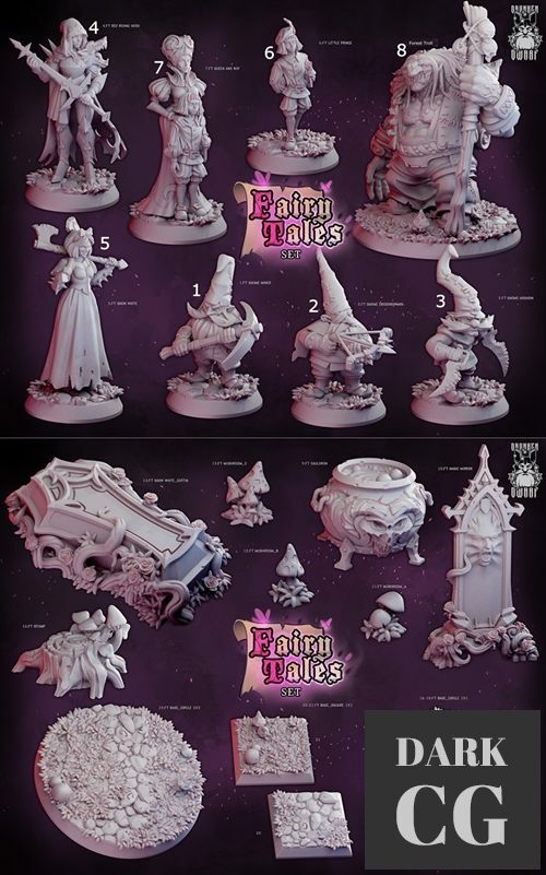 Drunken Dwarf Fairy Tales – 3D Print