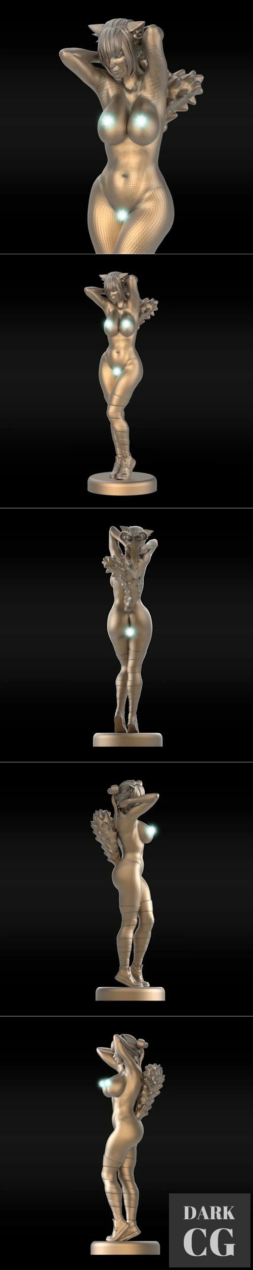 Girl Anime13 – 3D Print
