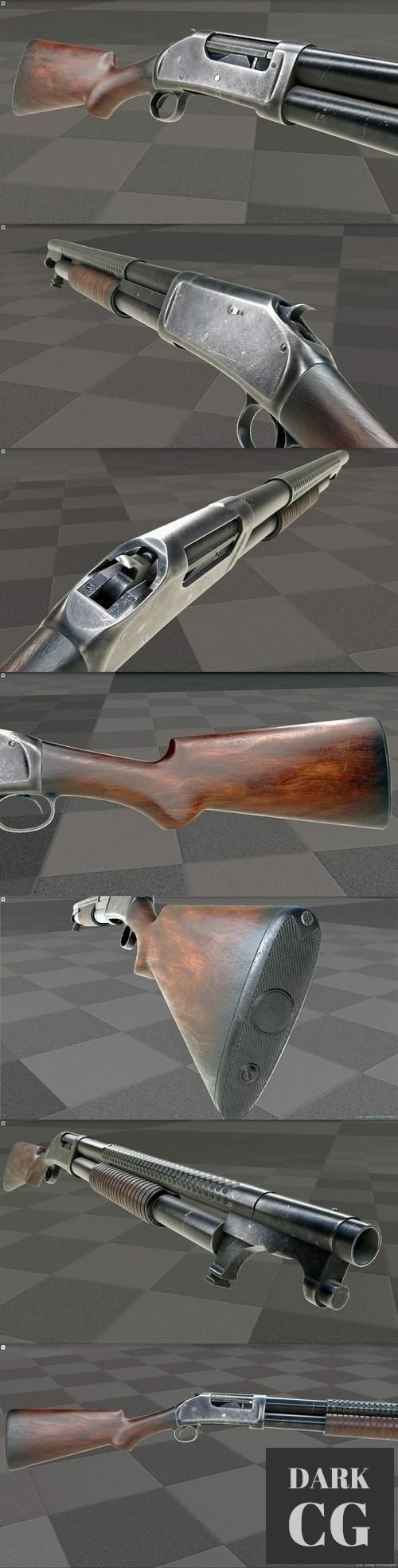Unreal Engine Animated Western Shotgun