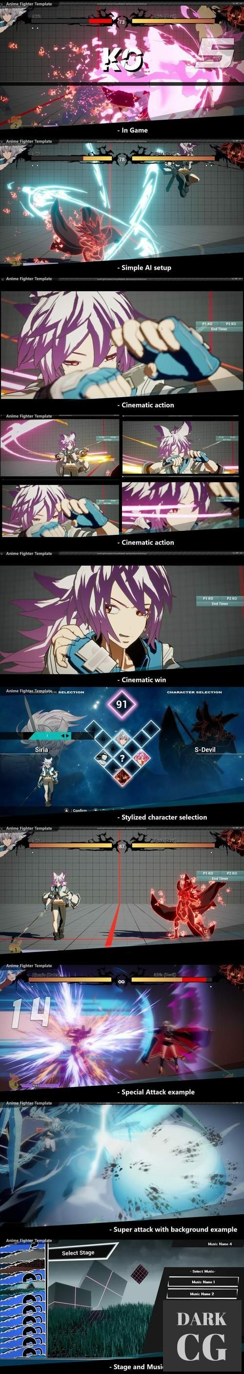 Unreal Engine Anime Fighter Template 1 1