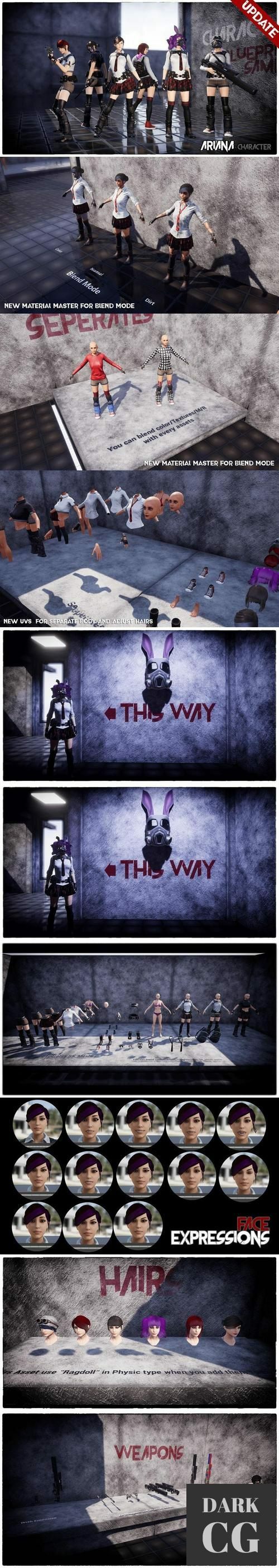 Unreal Engine Ariana Character