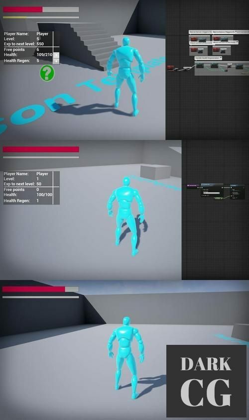 Unreal Engine Character Attribute System