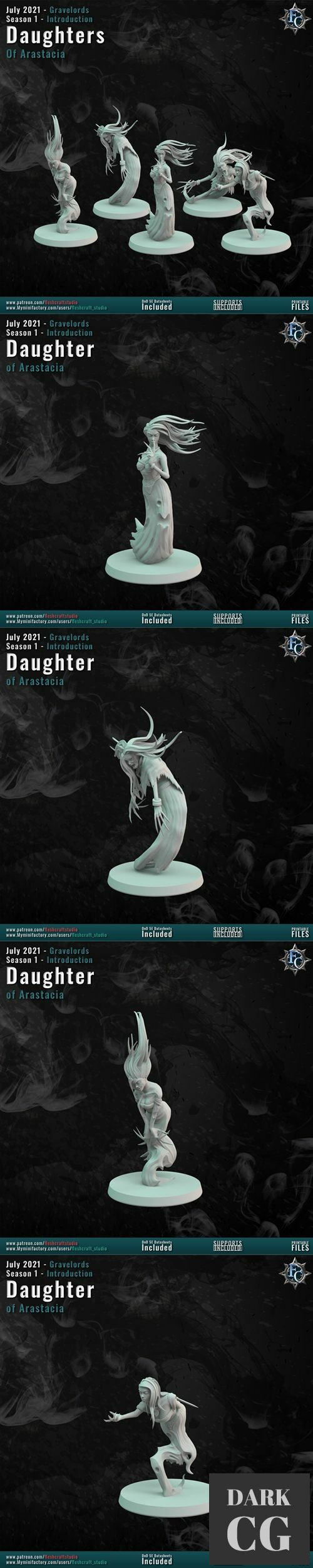 Daughters of Arastacia – 3D Print