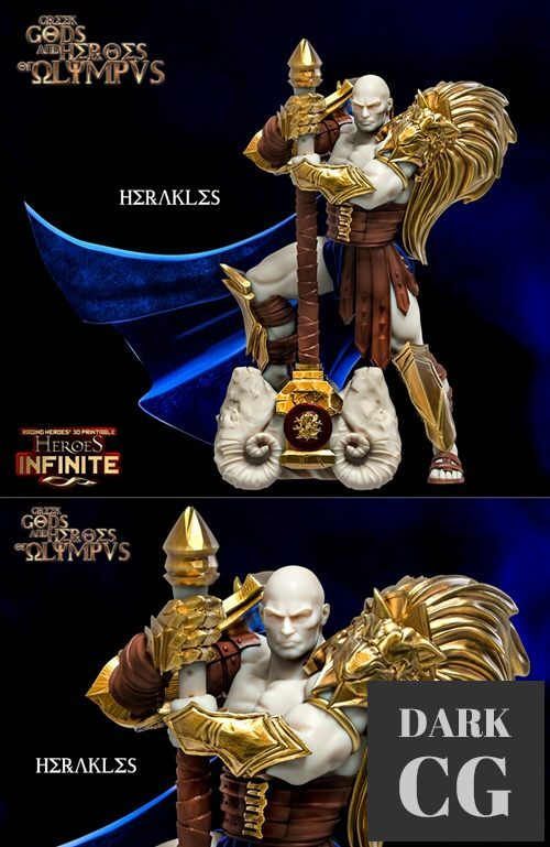 Heroes Infinite - Herakles – 3D Print
