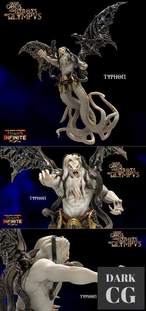 Heroes Infinite - Typhon – 3D Print