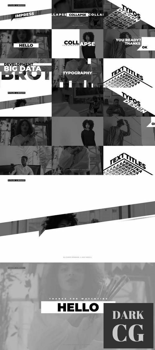 Massive Big Titles | After Effects 36133631