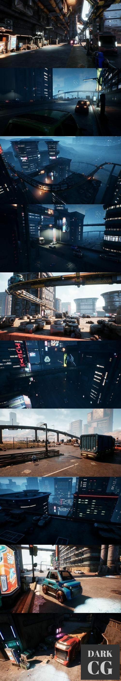 Unreal Engine Cyberpunk City Pack