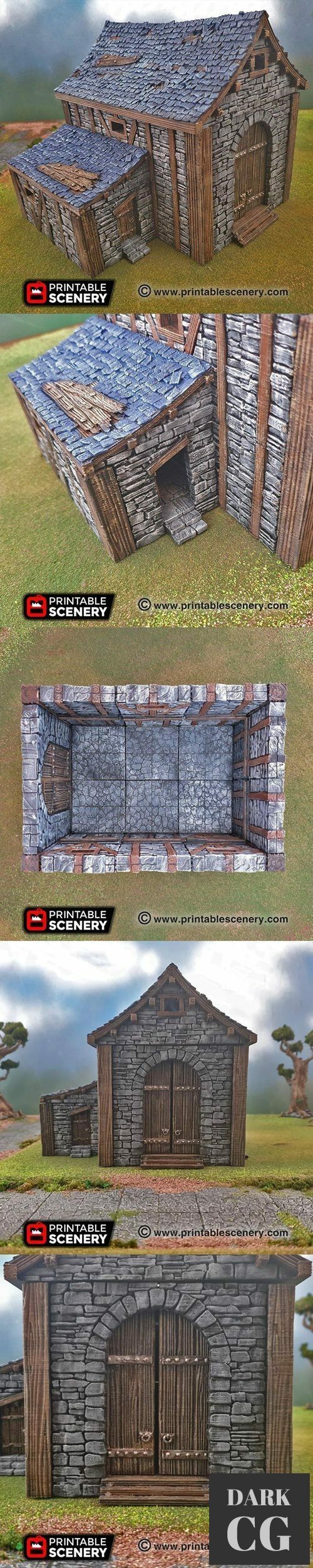 Stone Barn – 3D Print