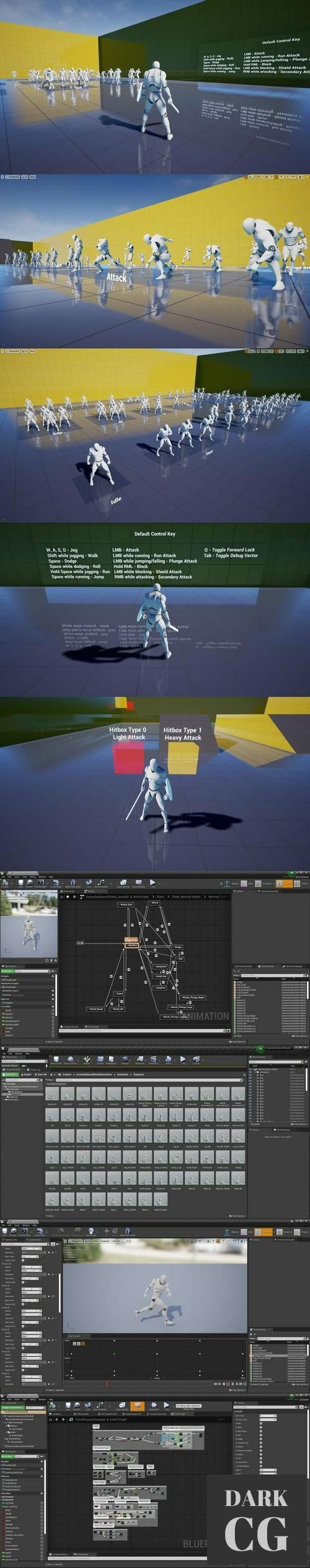 Unreal Engine Essential Sword Shield Animations