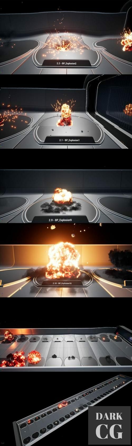 Unreal Engine Explosion Blueprints