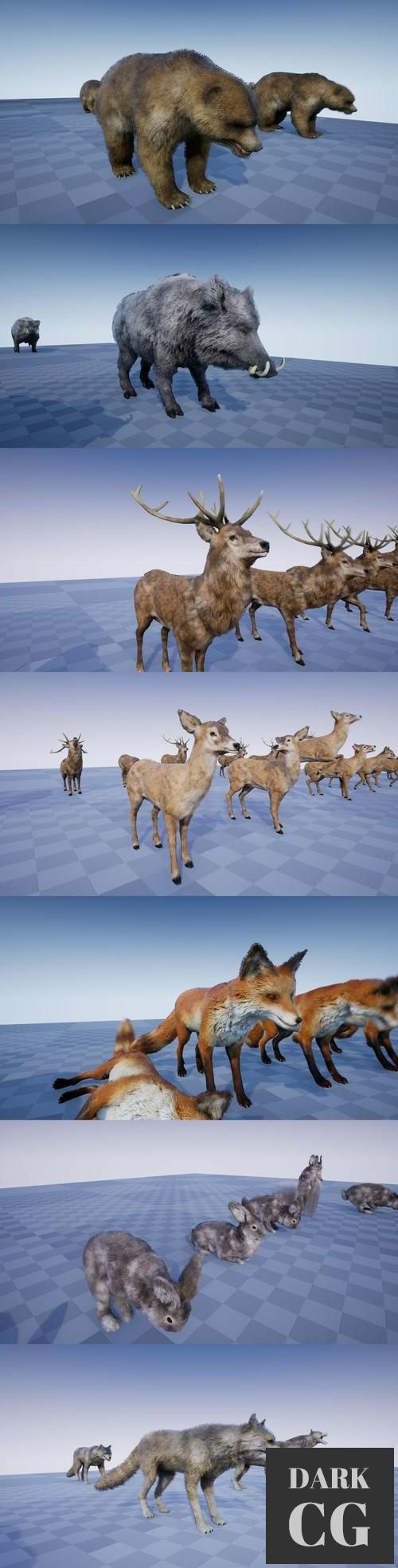 Unreal Engine FOREST ANIMALS PACK