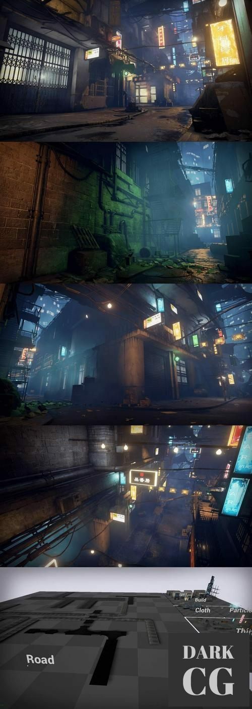 Unreal Engine Forgotten Alley