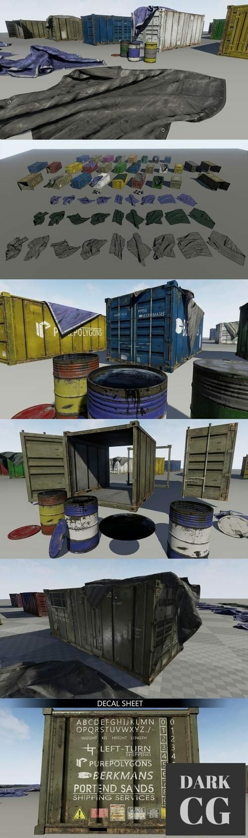 Unreal Engine – Industrial Prop Set