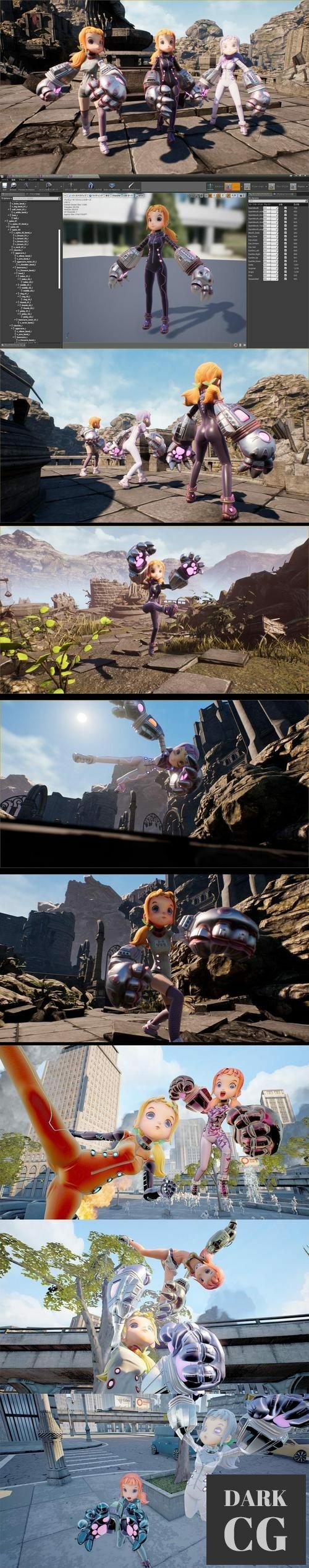 Unreal Engine Iron Fist Girl