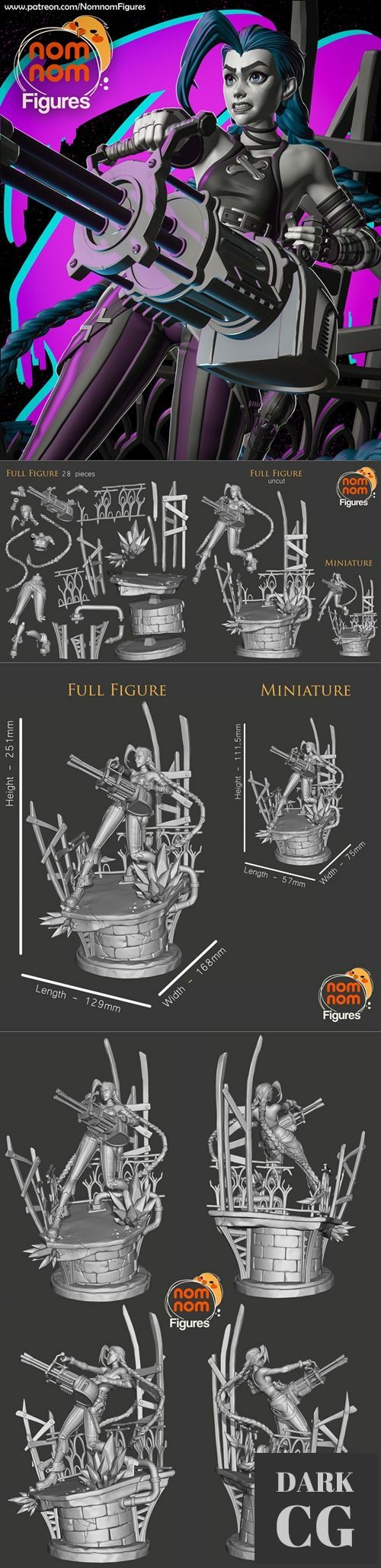 Jinx - Arcane – 3D Print