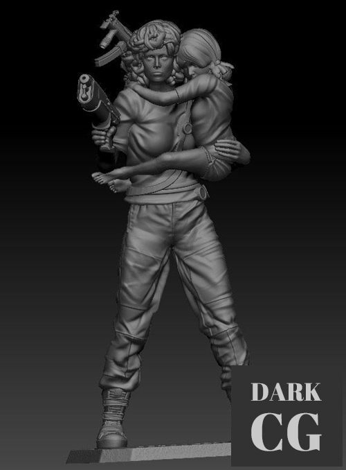 3D Model RIPLEY ALIEN 3D Print