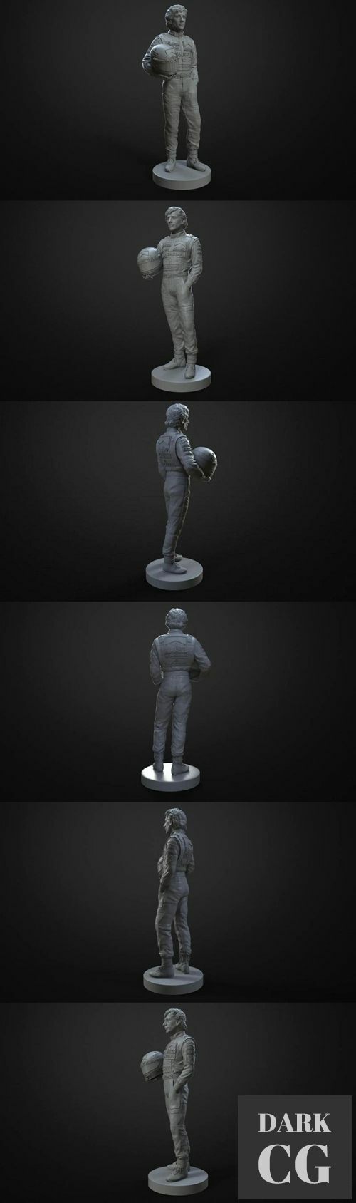Ayrton Senna – 3D Print