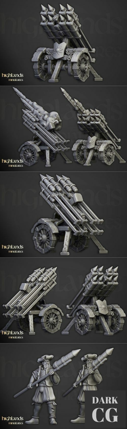 3D Model Rocket Launcher 3D Print