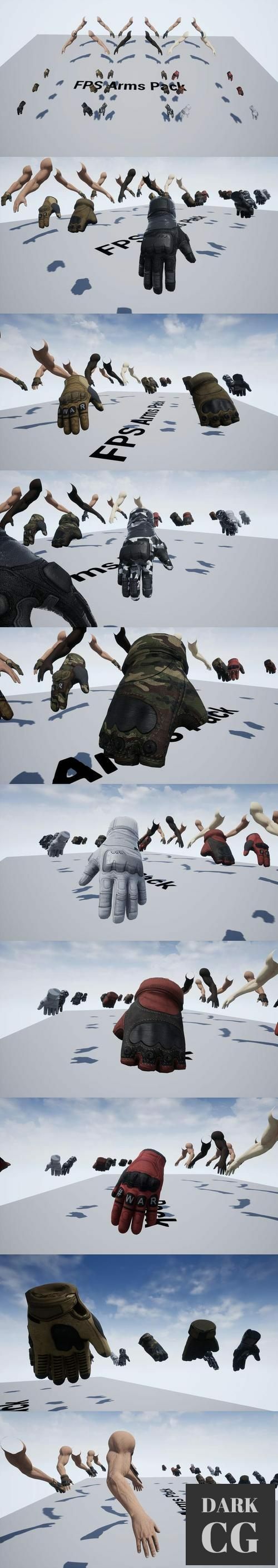 Unreal Engine FPS Arms Pack