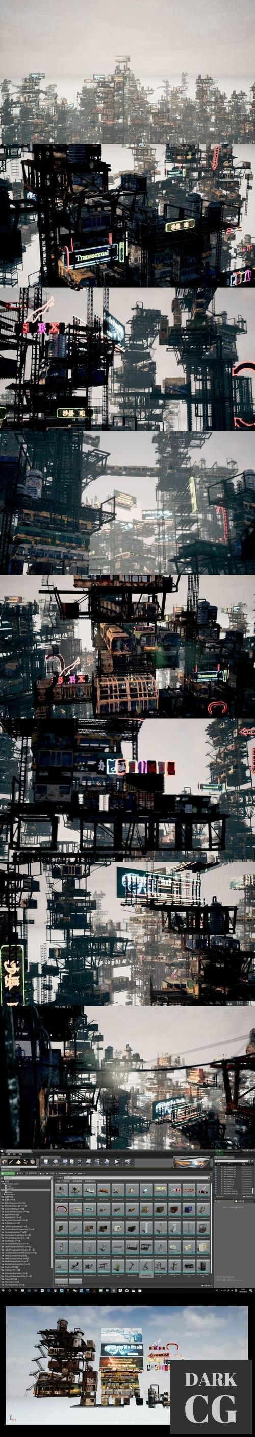 Unreal Engine Future Container slums
