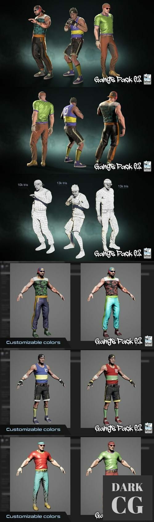 Unreal Engine Gangs Pack 02