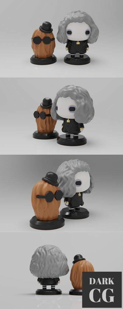 PlaKit Addams Family Grandmama – 3D Print