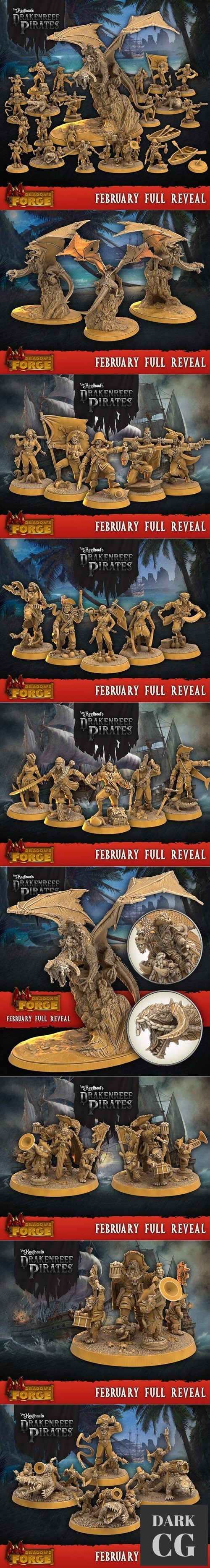 Dragons Forge Drakenreef Pirates February 2022 – 3D Print