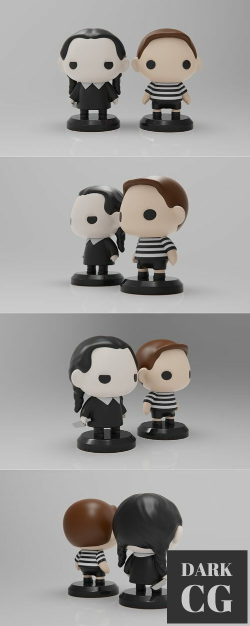 PlaKit Addams Family Pugsley – 3D Print