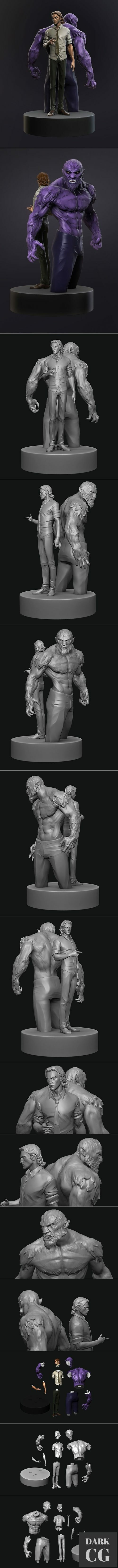 Bigby Wolf – 3D Print