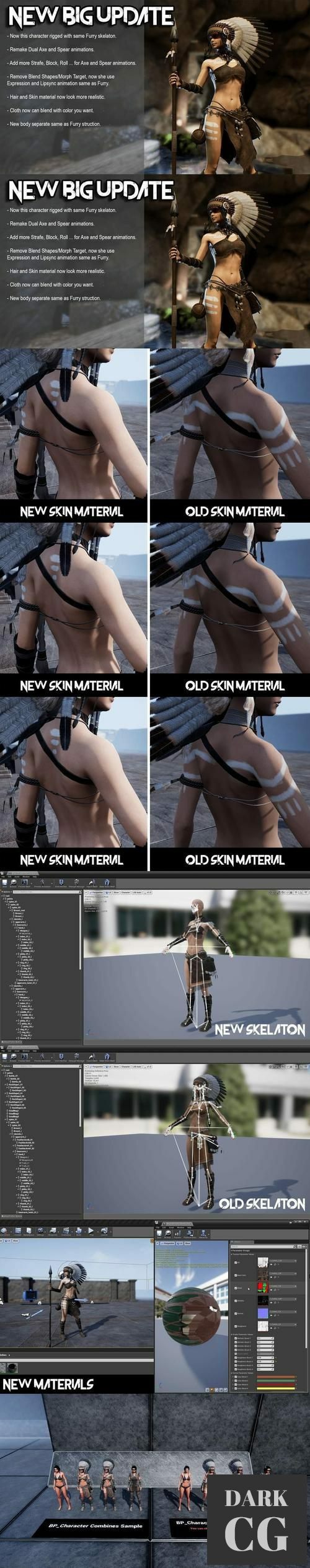 Unreal Engine Linhi Character