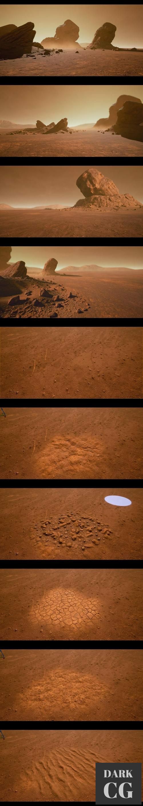 Unreal Engine Martian Surface