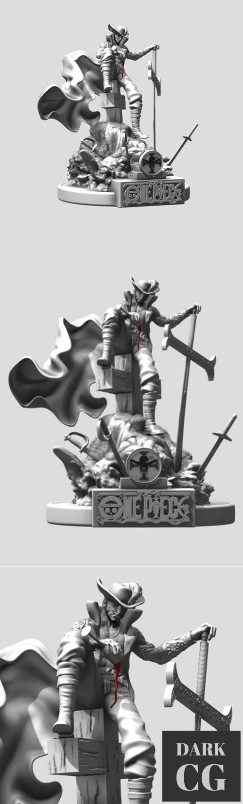 Dracule Mihawk One Piece – 3D Print