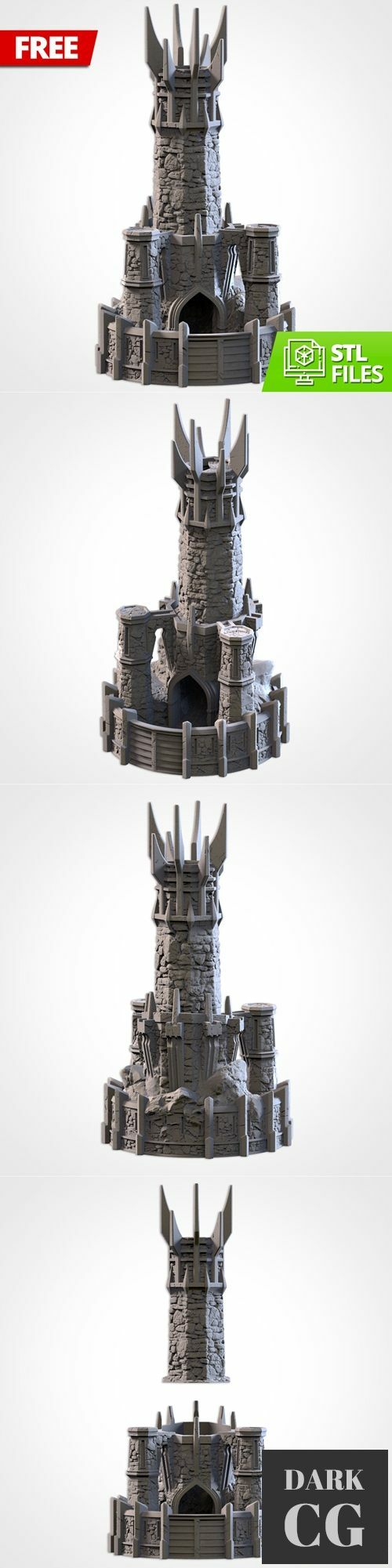 Dice Tower Dark Tower – 3D Print