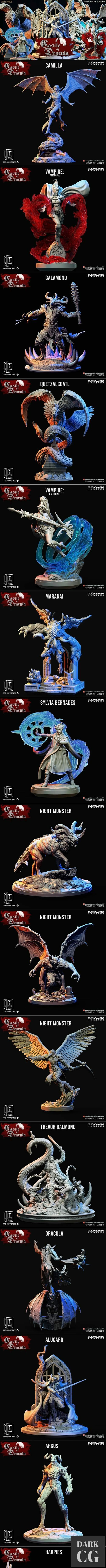 Clay Cyanide Miniatures - Castle of Dracula February 2021 – 3D Print