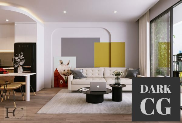 3D Scene Interior Livingroom 473 By Nguyen Huu Cong
