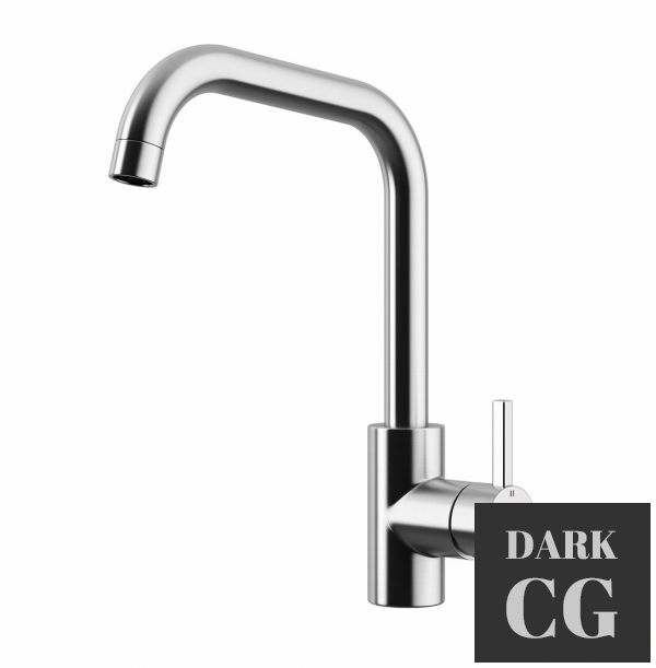 3D Model Kubus Kitchen Tap Swivel Spout by Franke