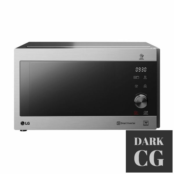 3D Model Microwave Smart Inverter 25l MH6565CPS by LG