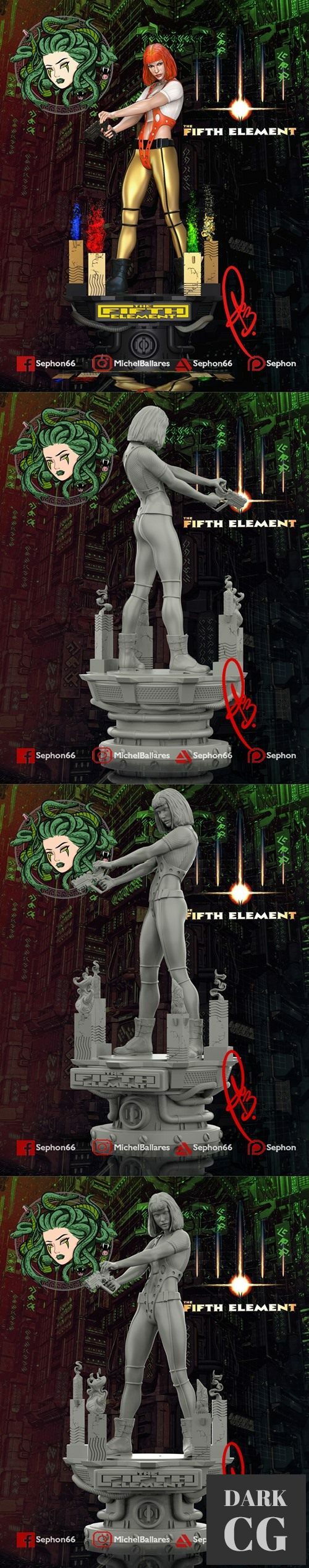 Leeloo The Fifth Element – 3D Print